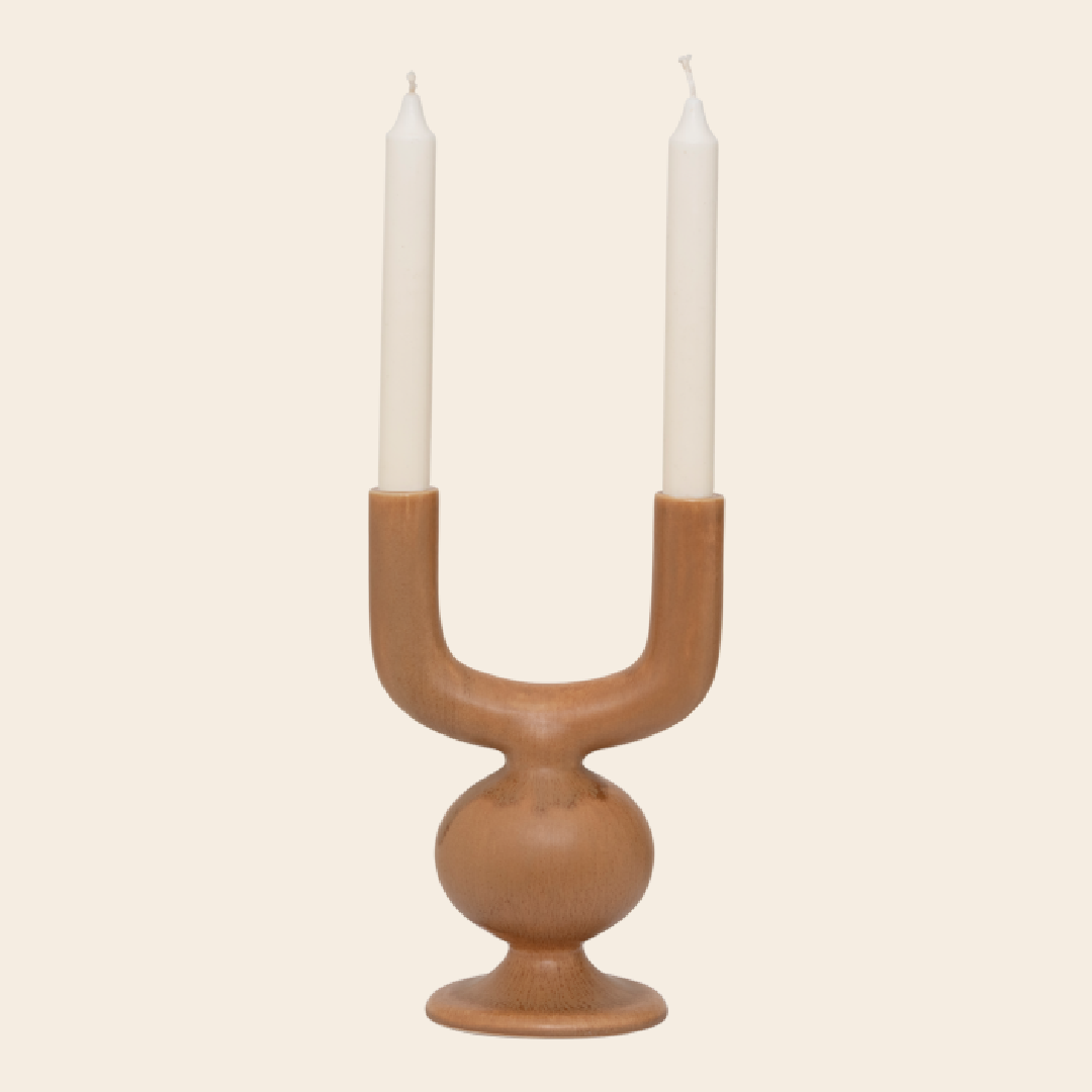 Urban Nature Culture kaarsenstandaard 'Bheki' recycled keramiek