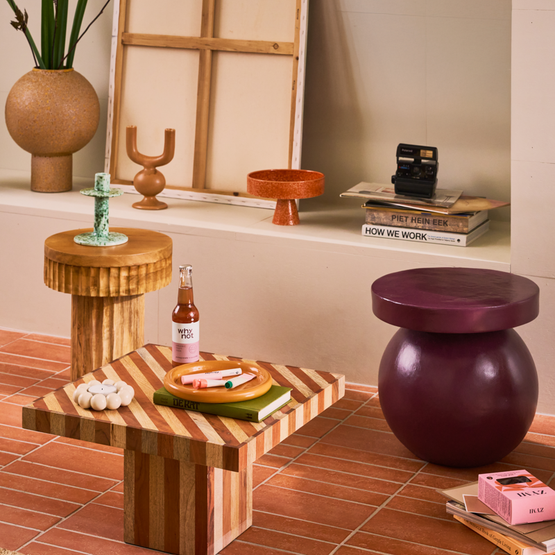 Urban Nature Culture kaarsenstandaard 'Bheki' recycled keramiek