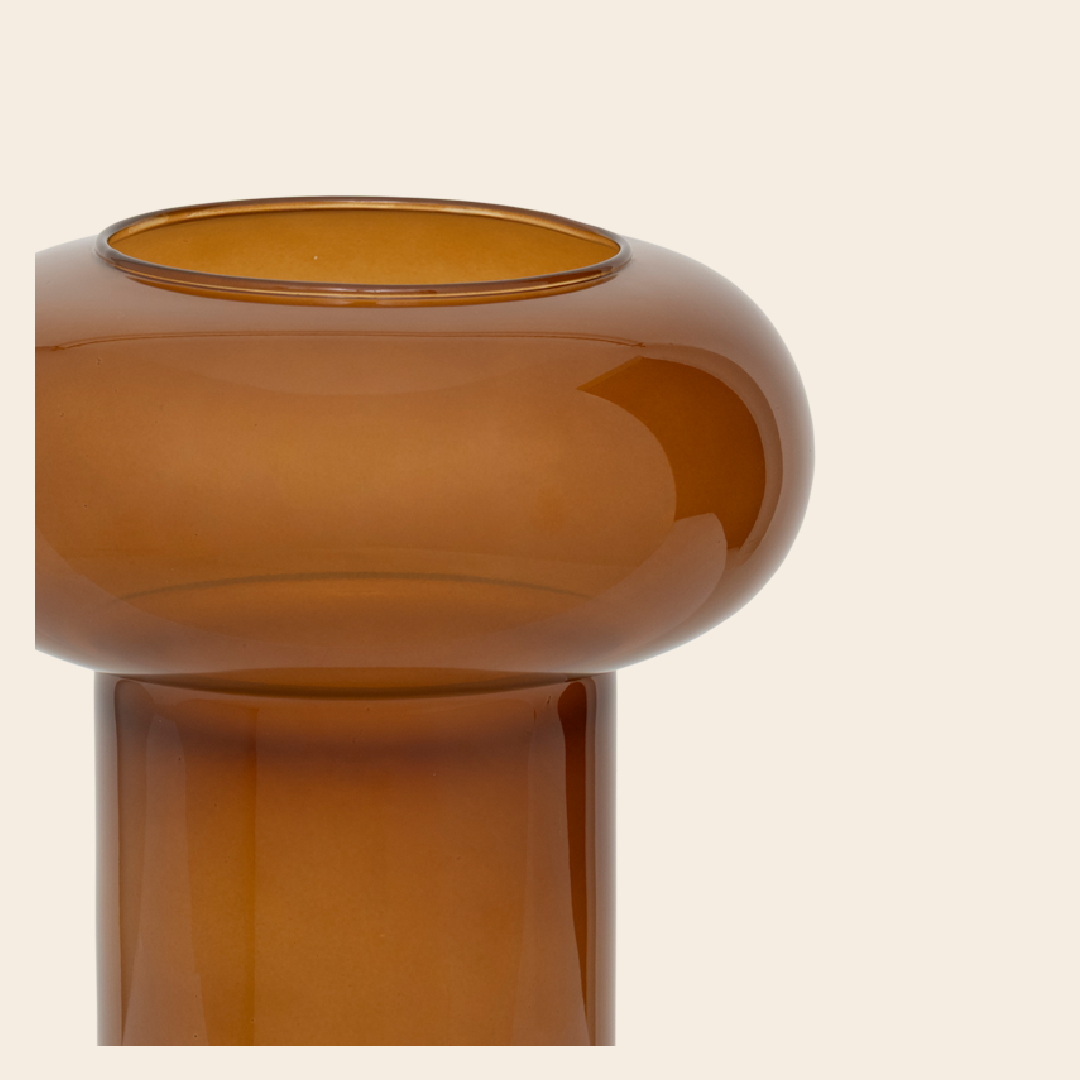 Urban Nature Culture vaas 'Havva' - recycled glas