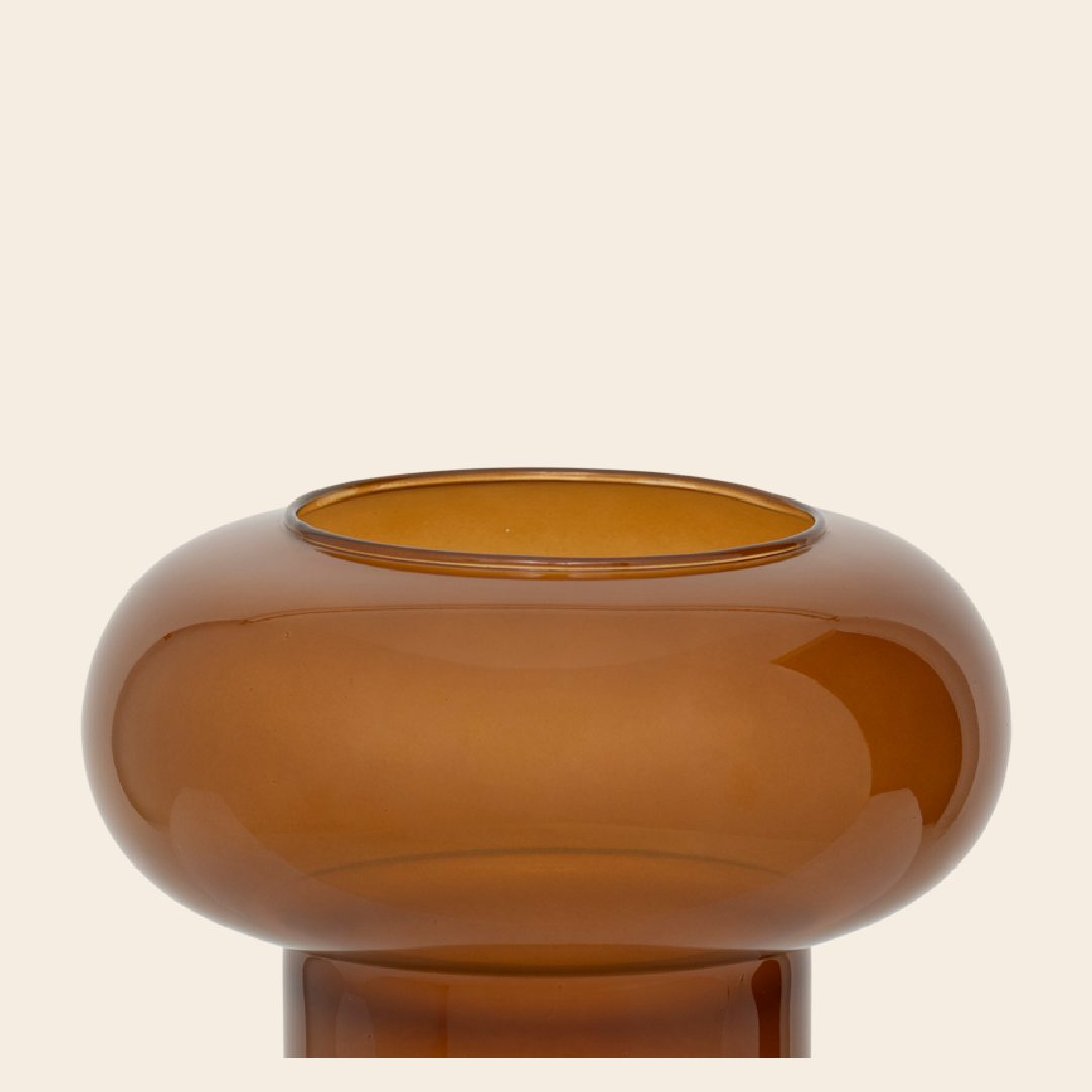 Urban Nature Culture vaas 'Havva' - recycled glas