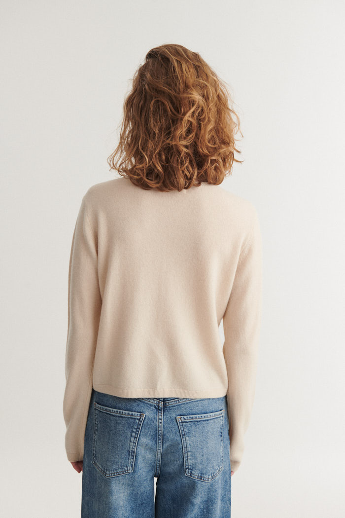 Basic Apparel cardigan 'Selem' merinowool - moonbeam