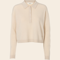 Basic Apparel polo 'Selem' merinowool - moonbeam