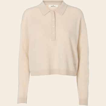 Basic Apparel polo 'Selem' merinowol - moonbeam