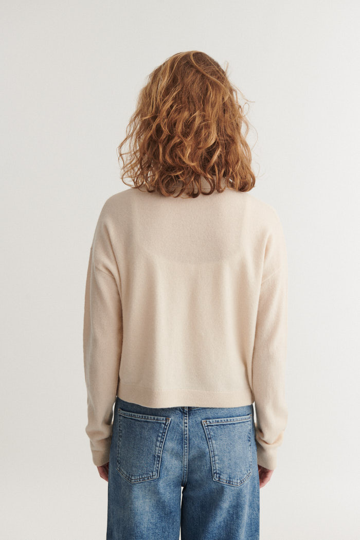 Basic Apparel polo 'Selem' merinowool - moonbeam