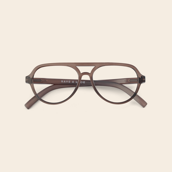 Have A Look reading glasses 'Avi' - coffee