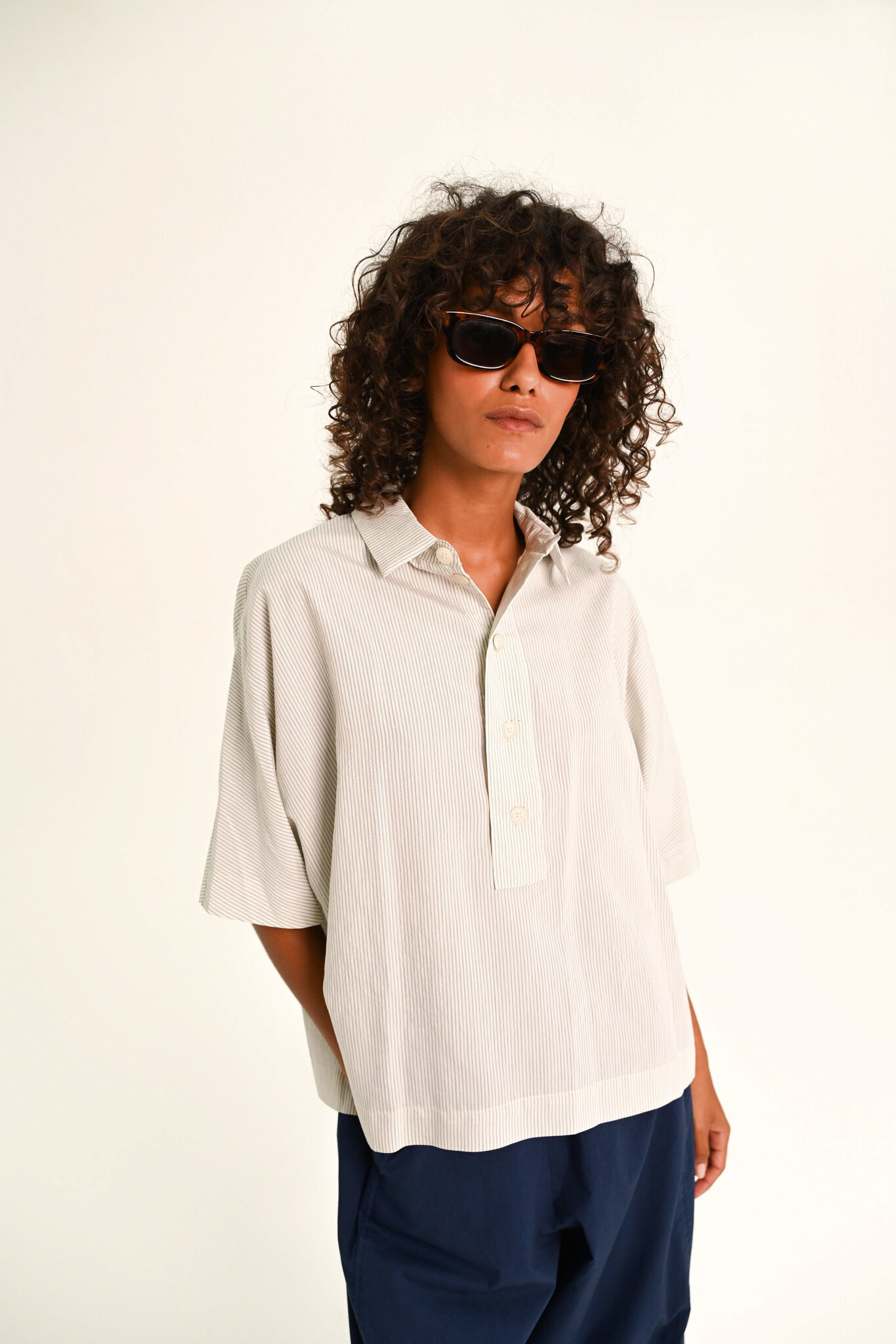 SacreCoeur shirt 'Jona' viscosemix - stripe
