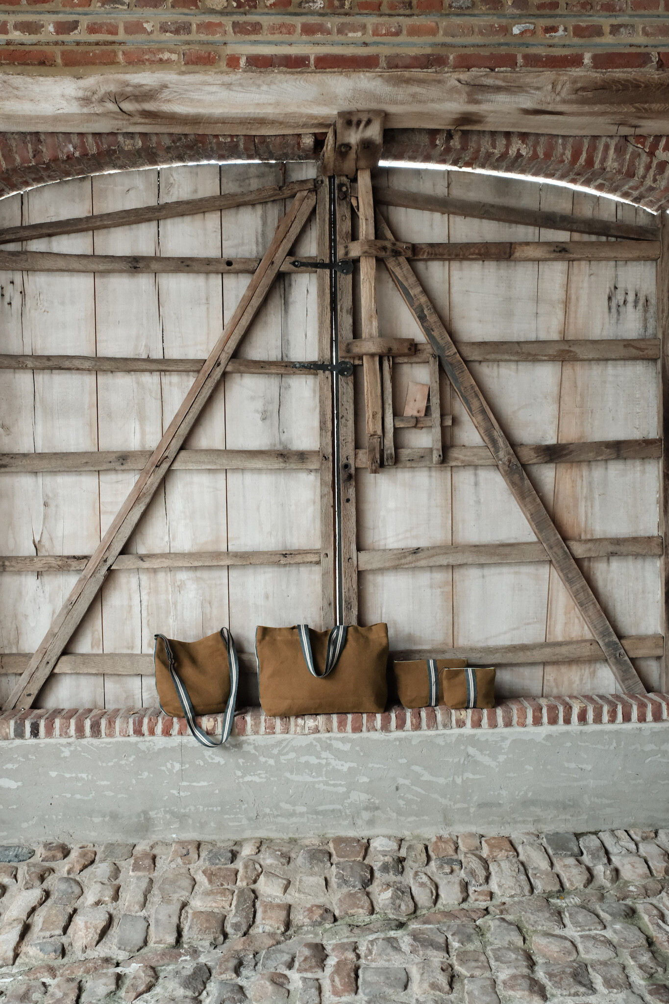 Libeco mini etui 'Miles' linnen - oak