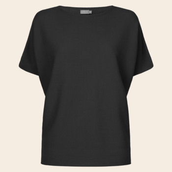 No Man's land korte mouwen shirt  katoen - core black