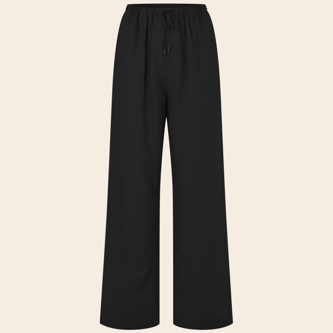 Rosemunde broek 'Esther' linnen - zwart