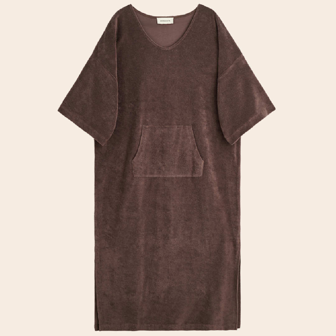 Bongusta kaftan dress 'Naram' - Coffee