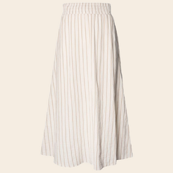 Alwero skirt 'Serena' cotton- beige stripes