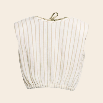 Alwero top 'Coma' katoen - beige stripes