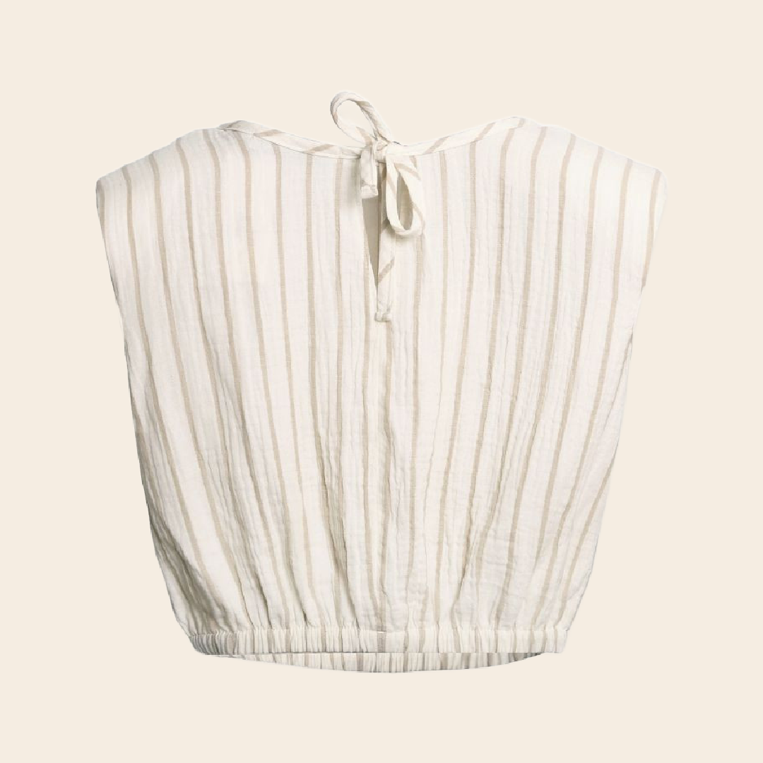 Alwero top 'Coma' katoen - beige stripes