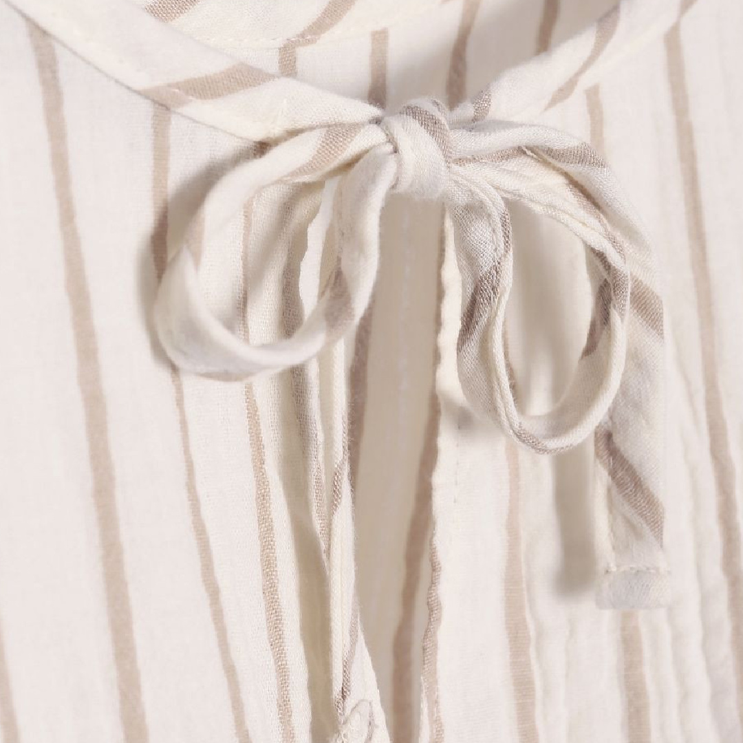 Alwero top 'Coma' katoen - beige stripes