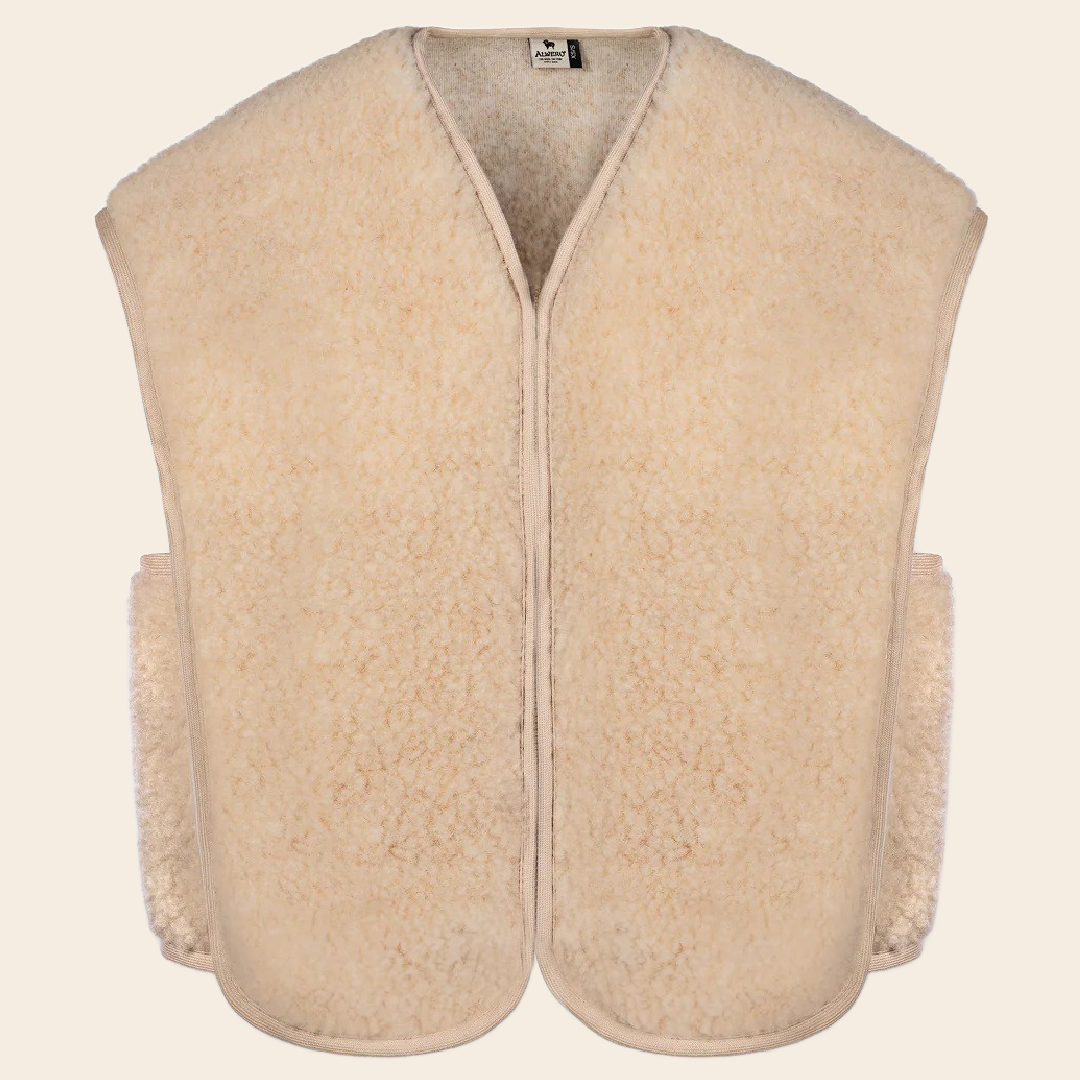 Alwero gilet 'Luise' wol - beige