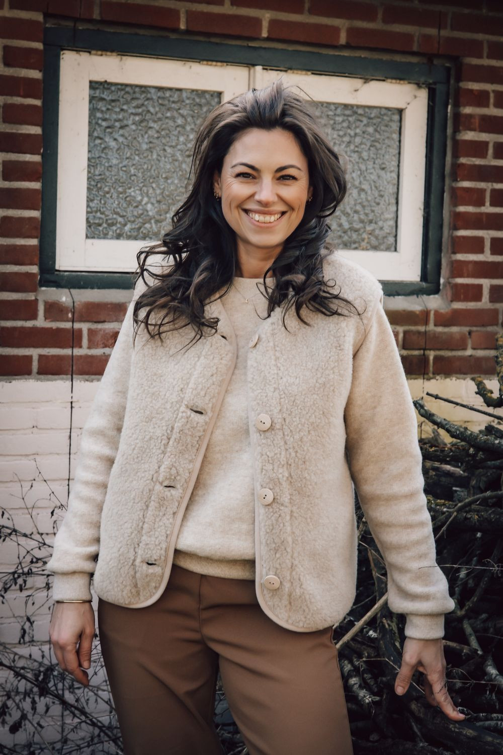 Alwero bodywarmer 'Po' - wool