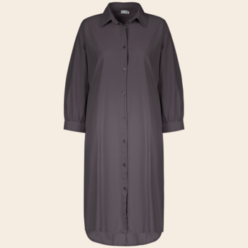 No Man's land blouse jurk katoen - graphite