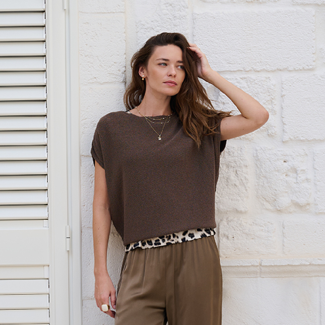 No Man's land top cotton - soft bark