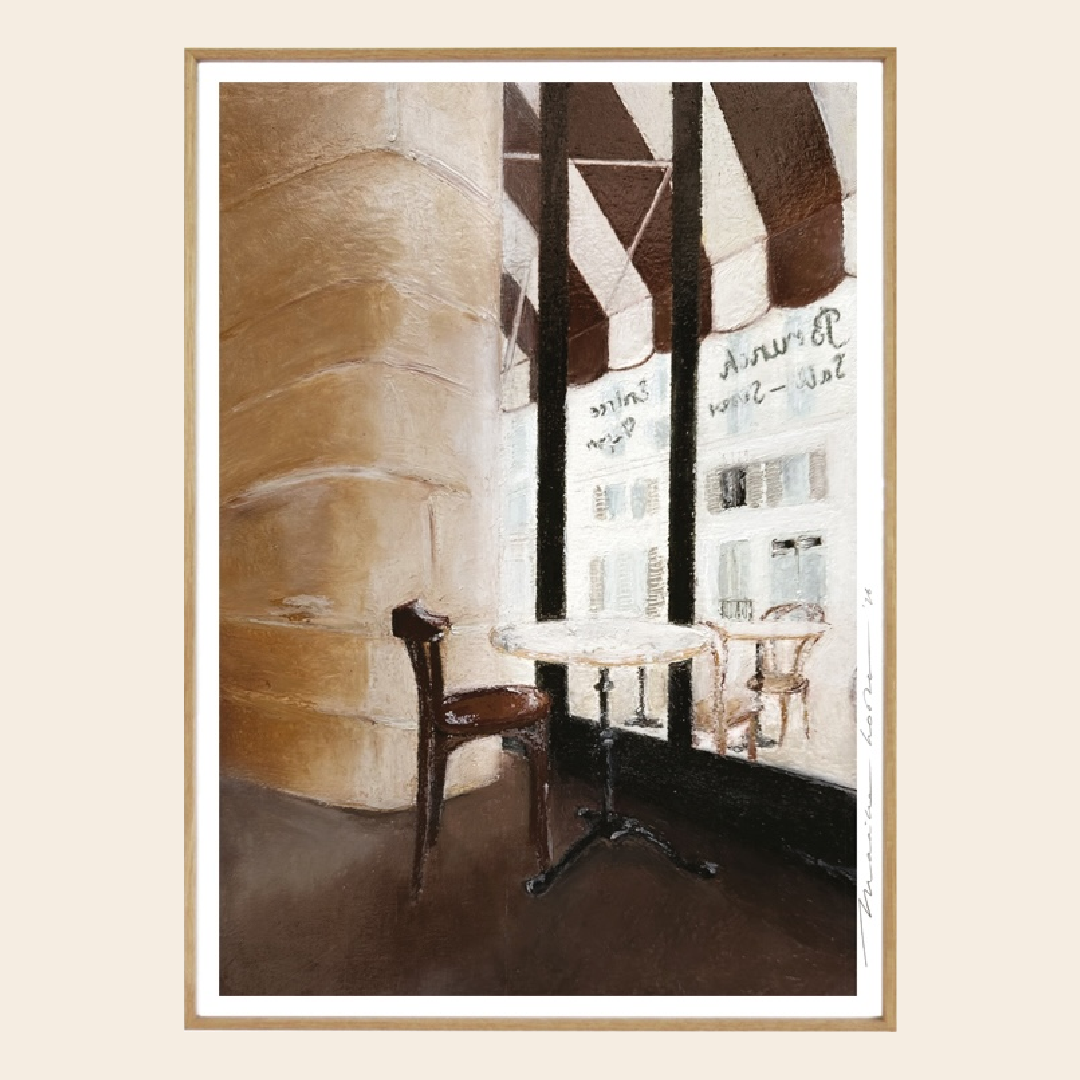 My Deer Art Shop artprint 'Cafe de Paris'
