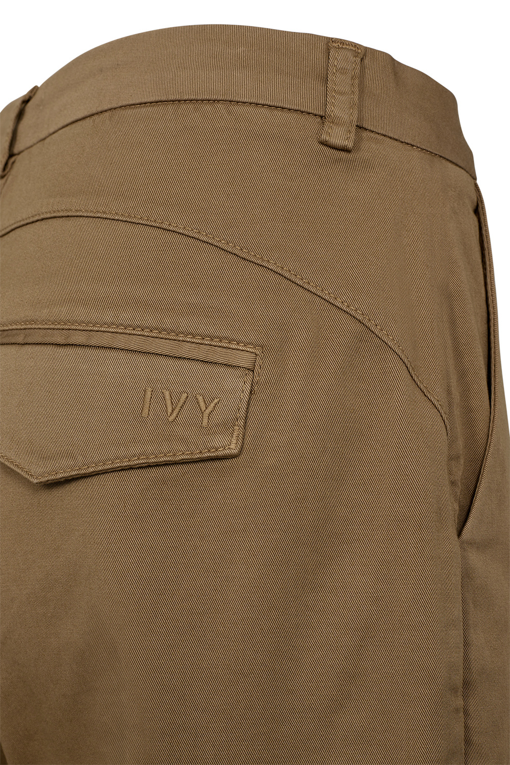 IVY Copenhagen chino 'Karmey' katoen - dark desert