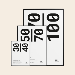 frame -  zwart hout