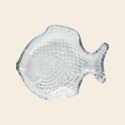 Madam Stoltz tray 'Fiskefat' - glas