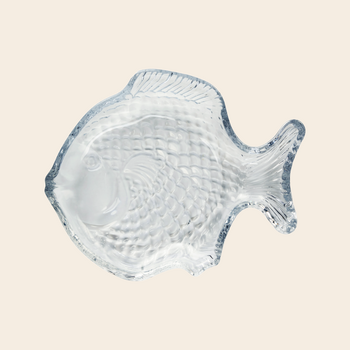 Madam Stoltz tray 'Fiskefat' - glass