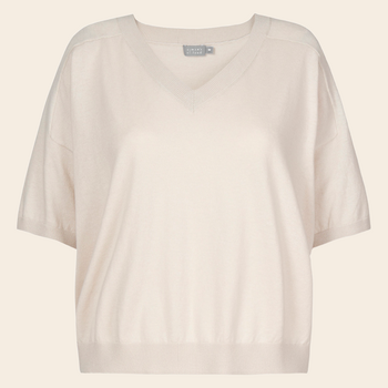 No Man's land sweater cotton / silk  - sandstone