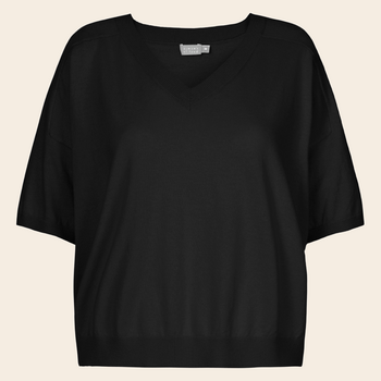 No Man's land sweater cotton / silk - core black