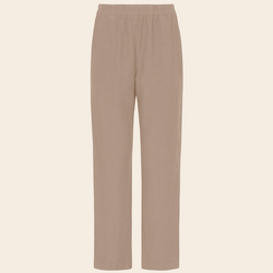 No Man's land broek tapered  tencel / linnen - sesame