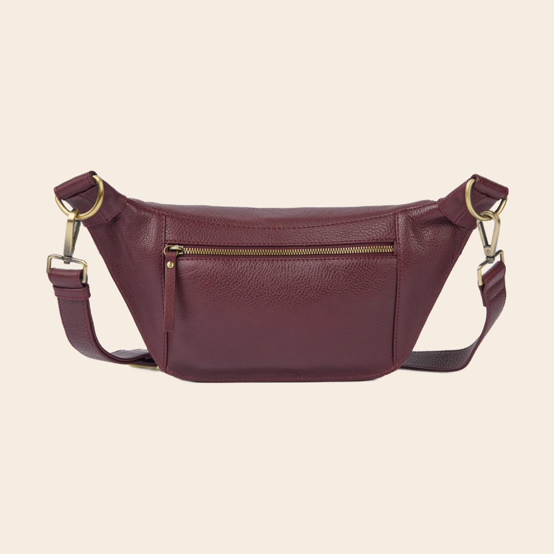 OMyBag tas 'Drew' Bum bag - dark cherry
