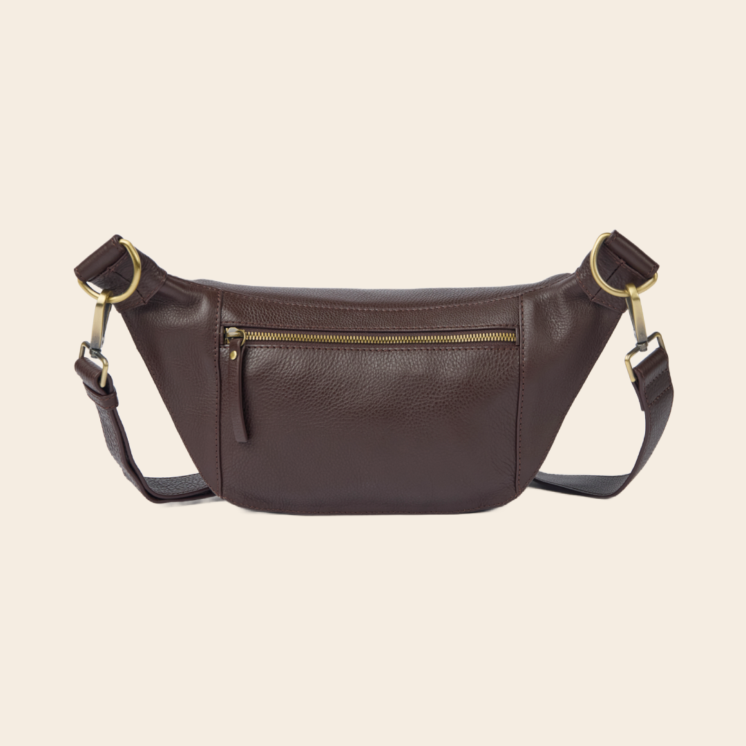 OMyBag tas 'Drew' Bum bag - chocolate