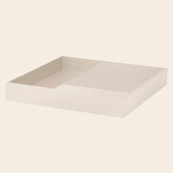 Bungalow Serviertablett  40 x 40 cm - creme