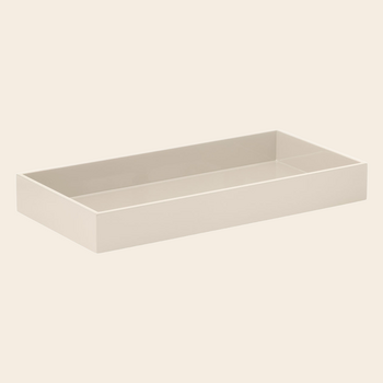 Bungalow Serviertablett  20 x 40 cm - creme