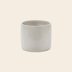 Serax flower pot'Vaso' 01 white by Vincent van Duysen