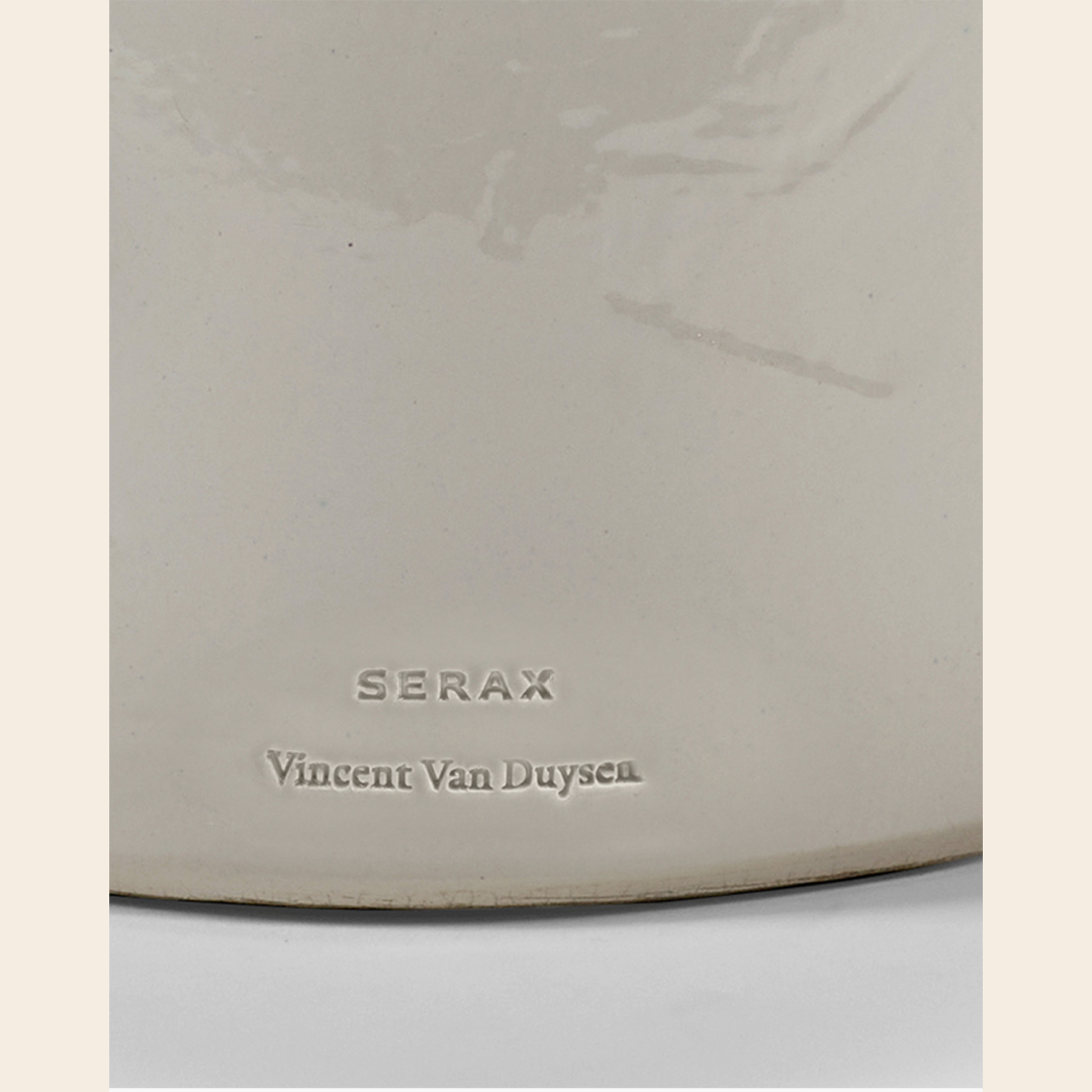 Serax flower pot 'Vaso' 01 white by Vincent van Duysen