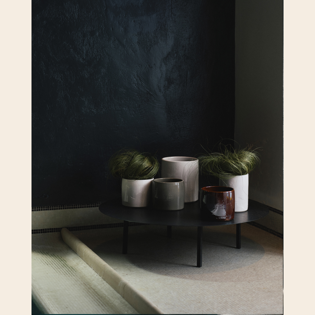 Serax flower pot 'Vaso' 01 white by Vincent van Duysen