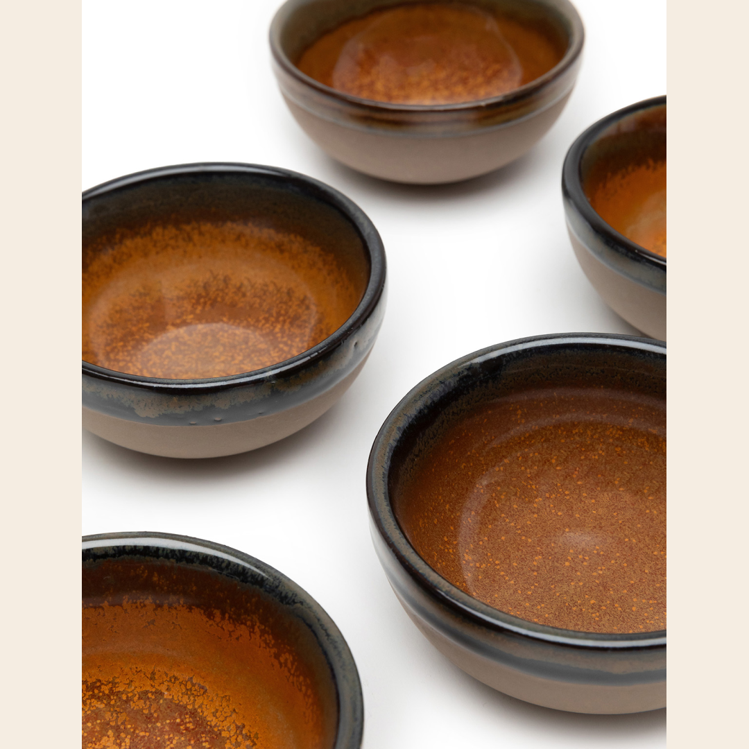 Serax bowl 'Surface' d13 - rusty brown