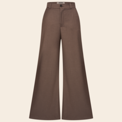 RE/BORN Hose 'Charlie' Viskose - Taupe