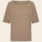 Majestic Filatures off-shoulder top linen/ cotton - coffee latte