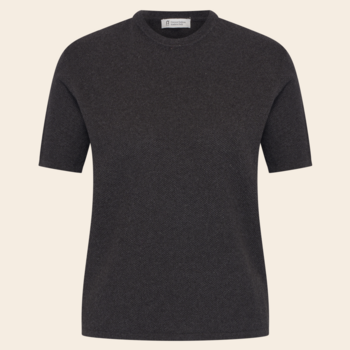 Rifo shirt 'Carlotta' knitted katoen - antraciet