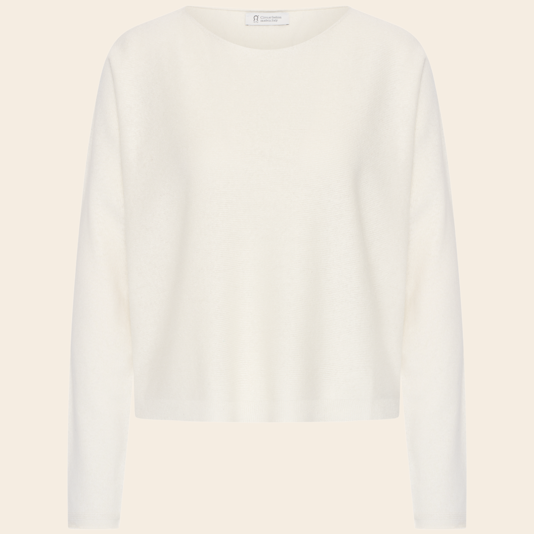 Rifo longsleeve 'Daya' zijde - white burro