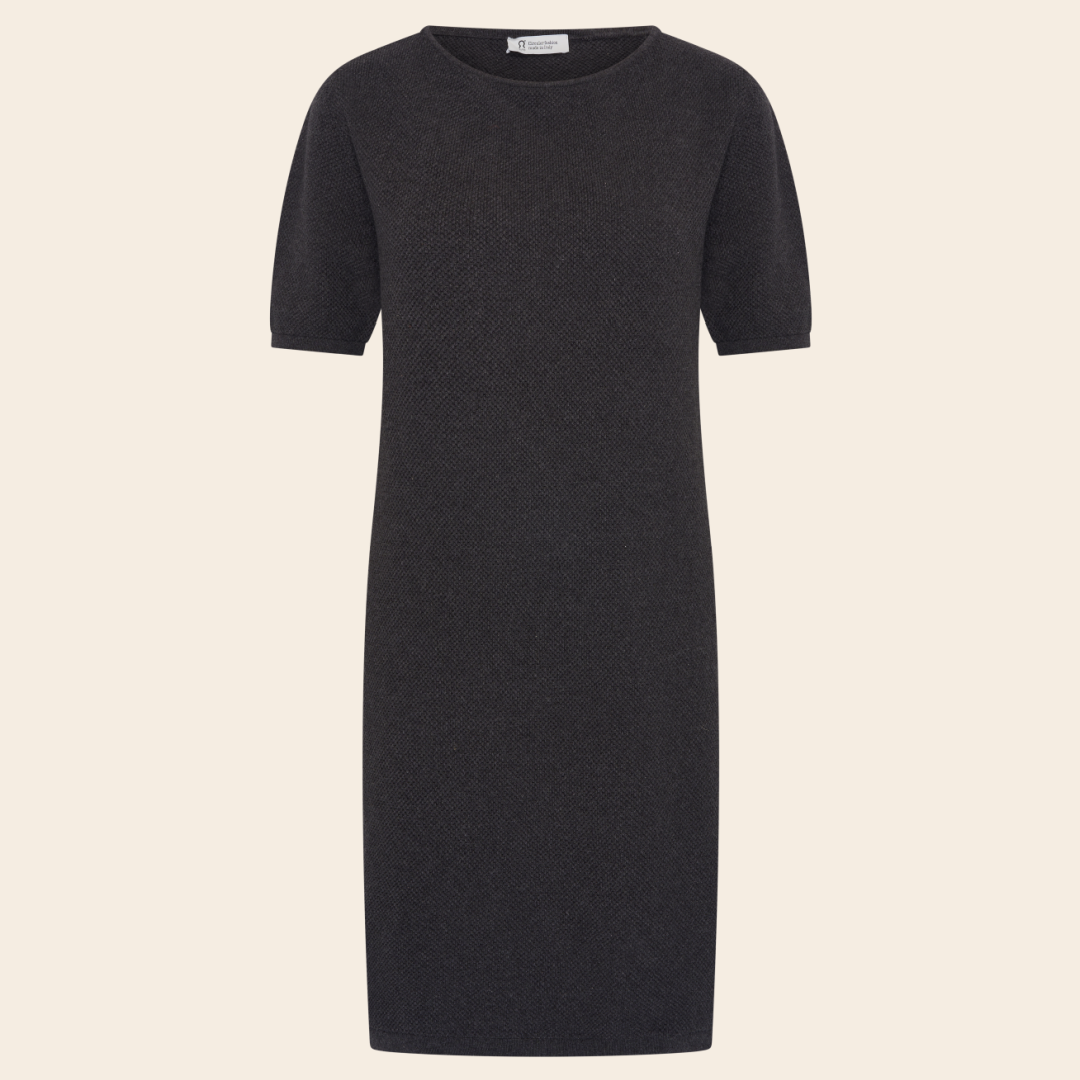 Rifo jurk 'Alessandra' knitted - antraciet