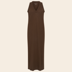 Majestic Filatures jurk linnen / katoen - tonka