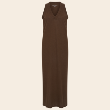 Majestic Filatures dress linen / cotton - tonka