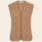 Inti Knitwear gilet 'Rose' alpaca - clay