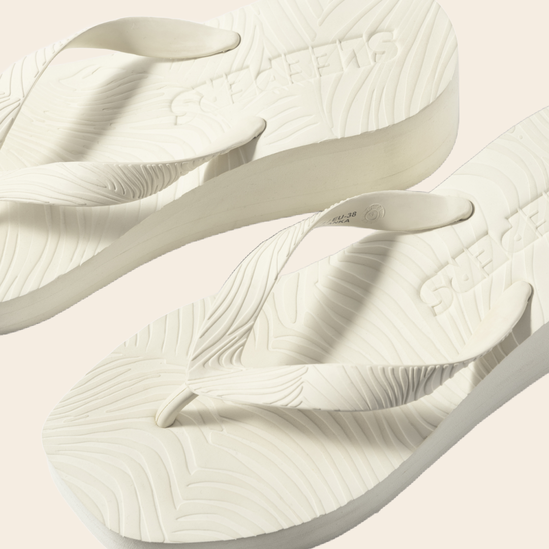 Sleepers slippers high platform - eggnog