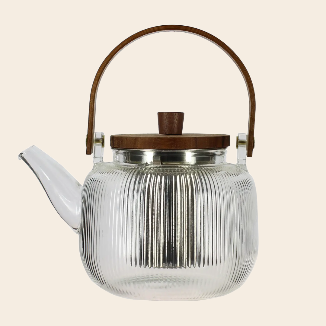 Ogo Living theepot 'Mugi' borosilicaatglas - 900ml