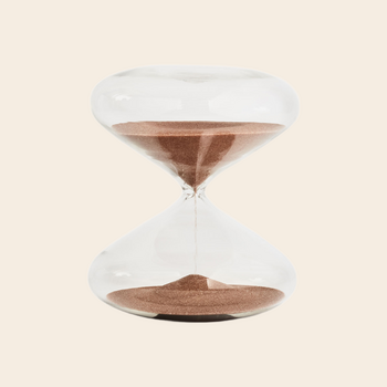 30 min. zandloper - glas