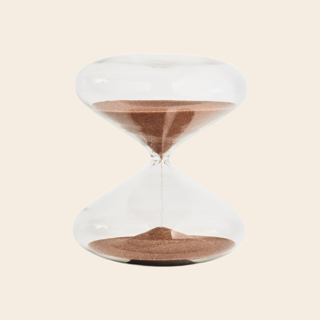 Intelligent Change 30 min. zandloper - glas